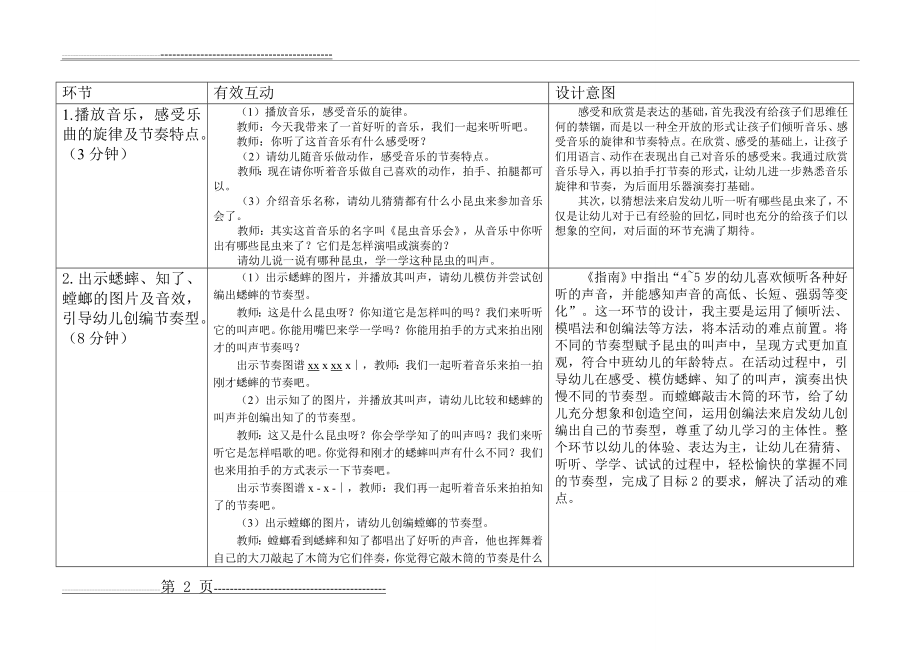 中班打击乐《昆虫音乐会》说课稿(5页).doc_第2页