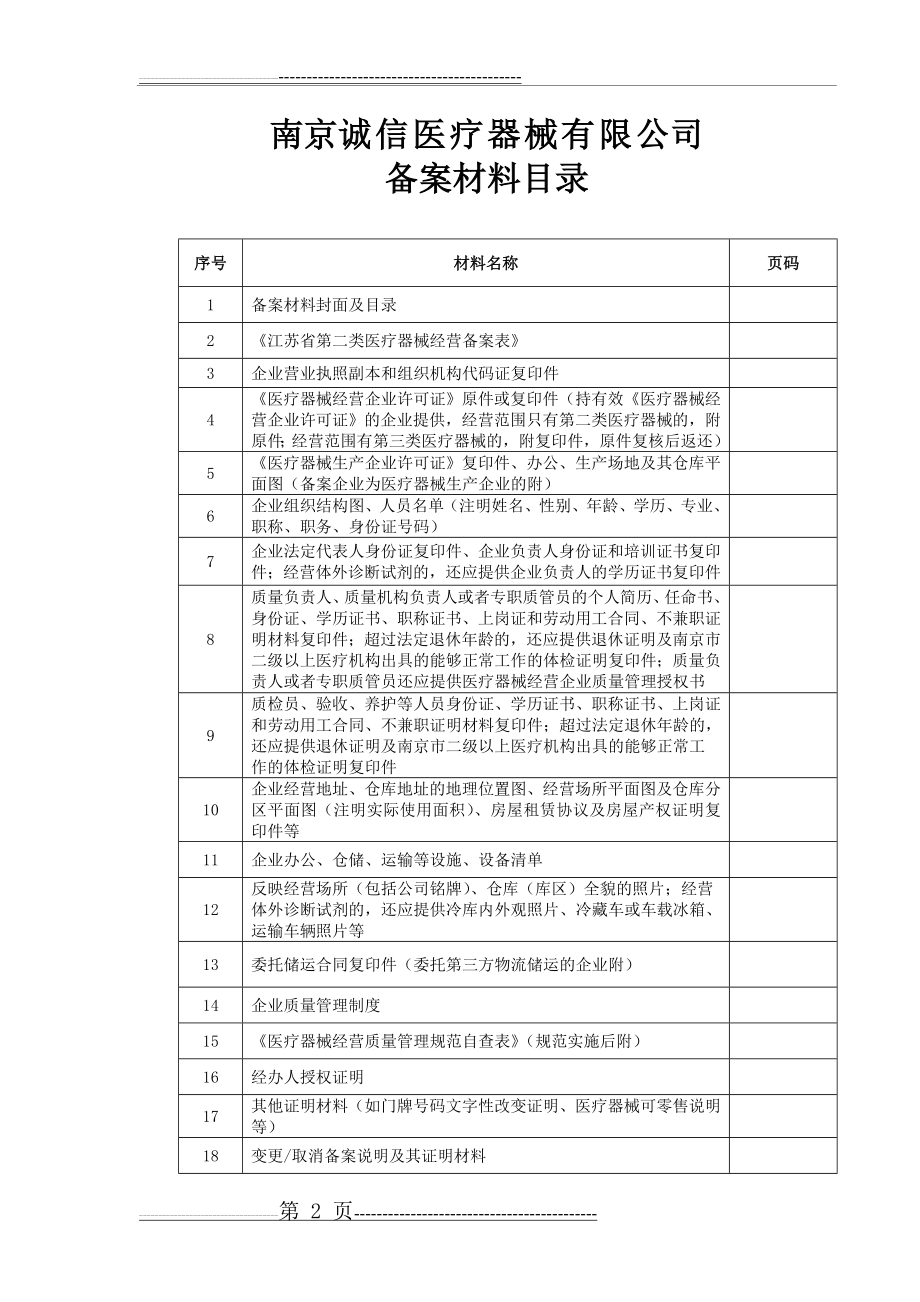 二类医疗器械经营备案(37页).doc_第2页