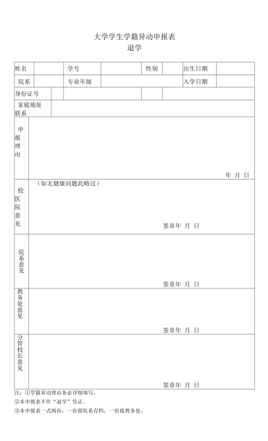 大学学生学籍异动申报表.docx_第1页