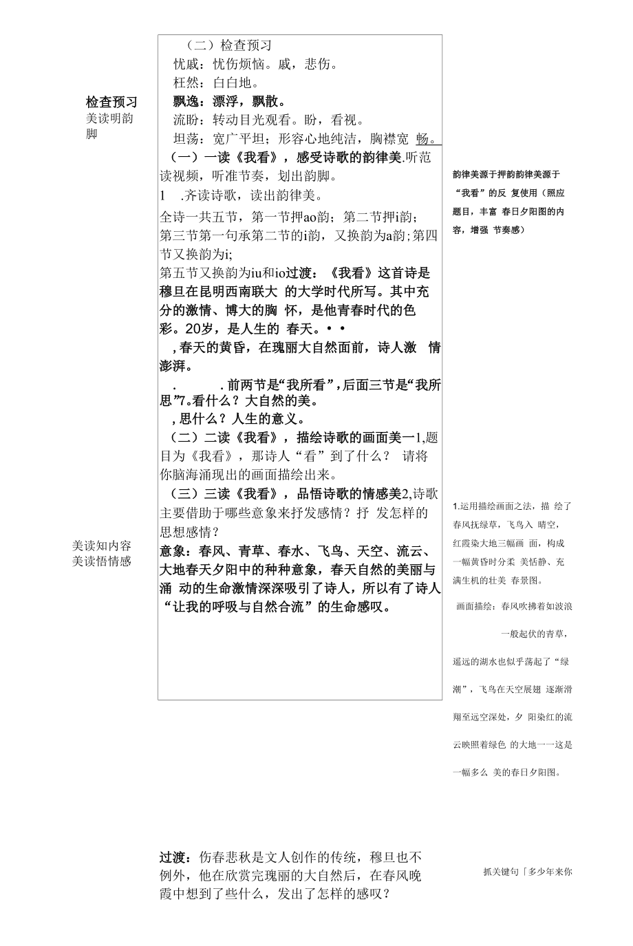 部编版九年级语文上册我看教学设计.docx_第2页