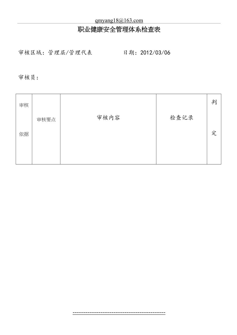 最新ohs内审检查表.doc_第2页