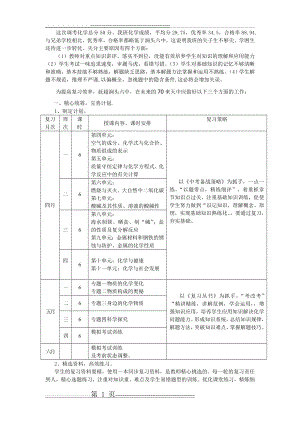 中考化学备考方案(8页).doc