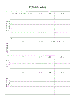 管理业务的查核表.docx