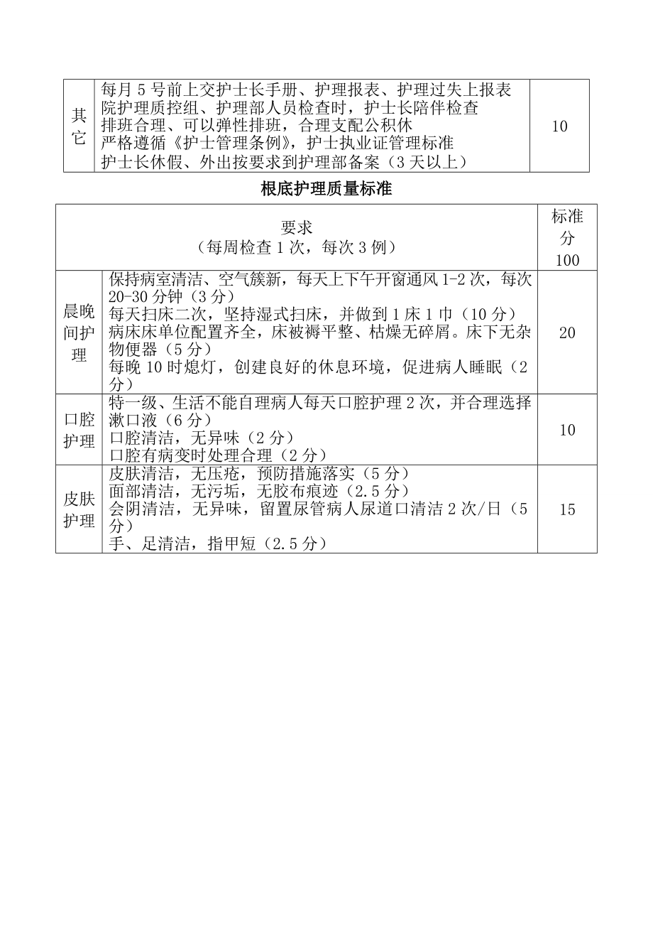 临床护理工作考核标准内容培训课件.docx_第2页