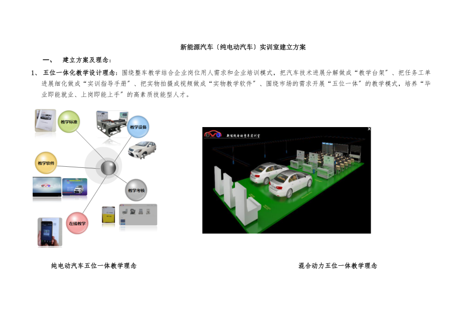 新能源纯电动实训教学技术方案.doc_第1页