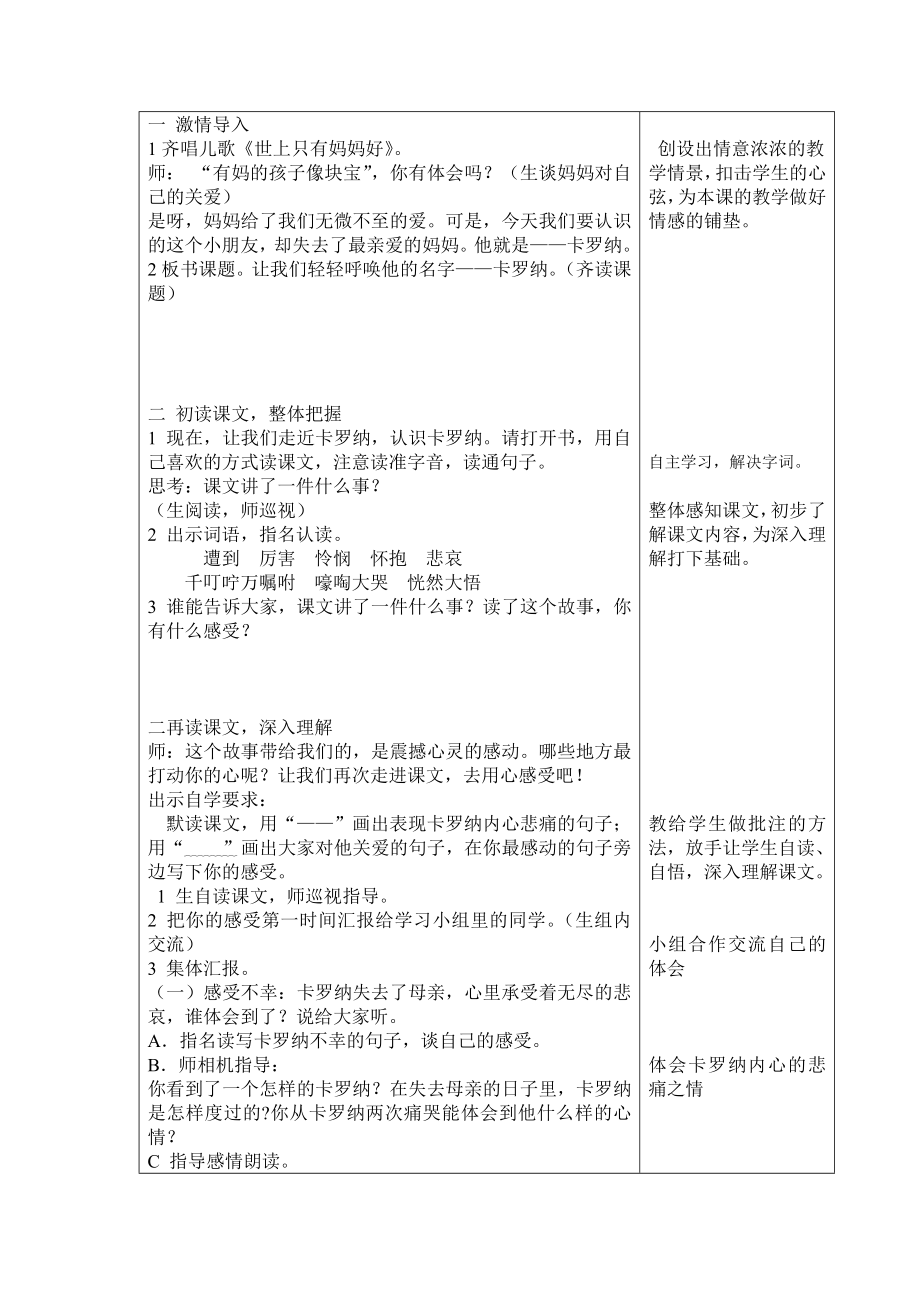 卡罗纳表格式教学设计.doc_第2页