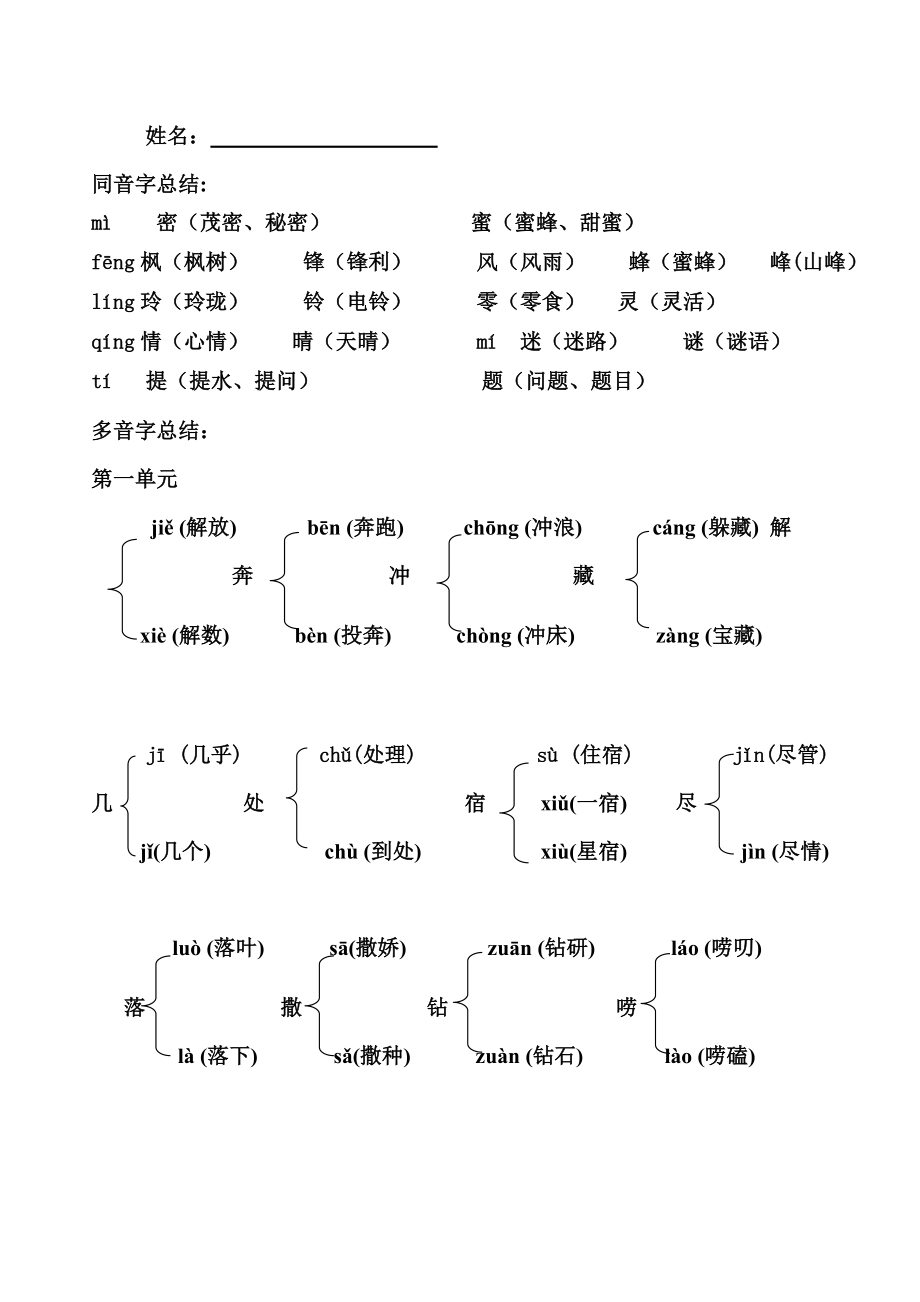 小学二年级下学期全册语文知识点归纳总结9.docx_第2页