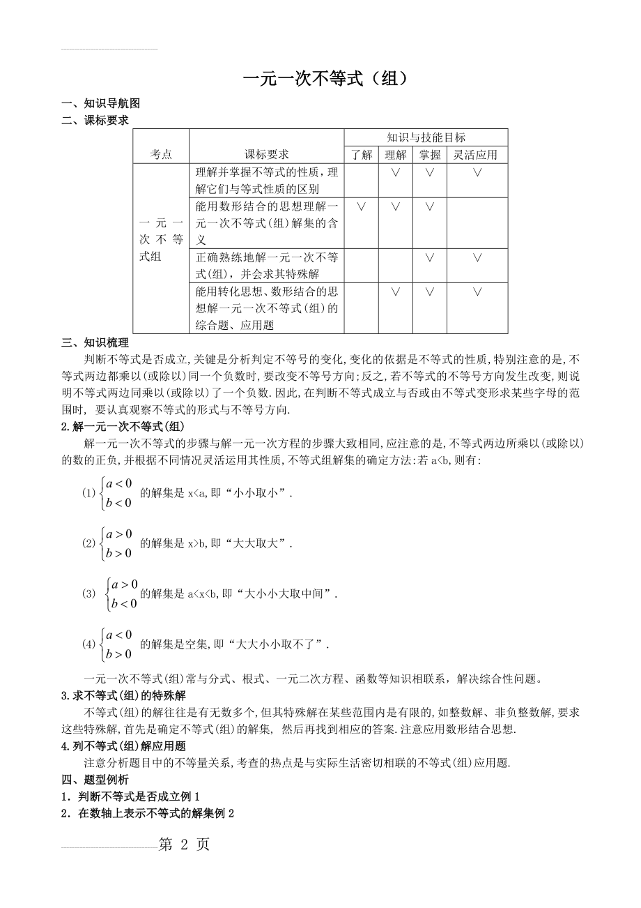 一元一次不等式应用题(数学精选)(14页).doc_第2页