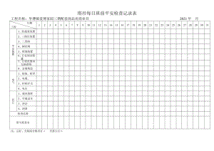 塔吊每日班前安全检查记录表(1).doc