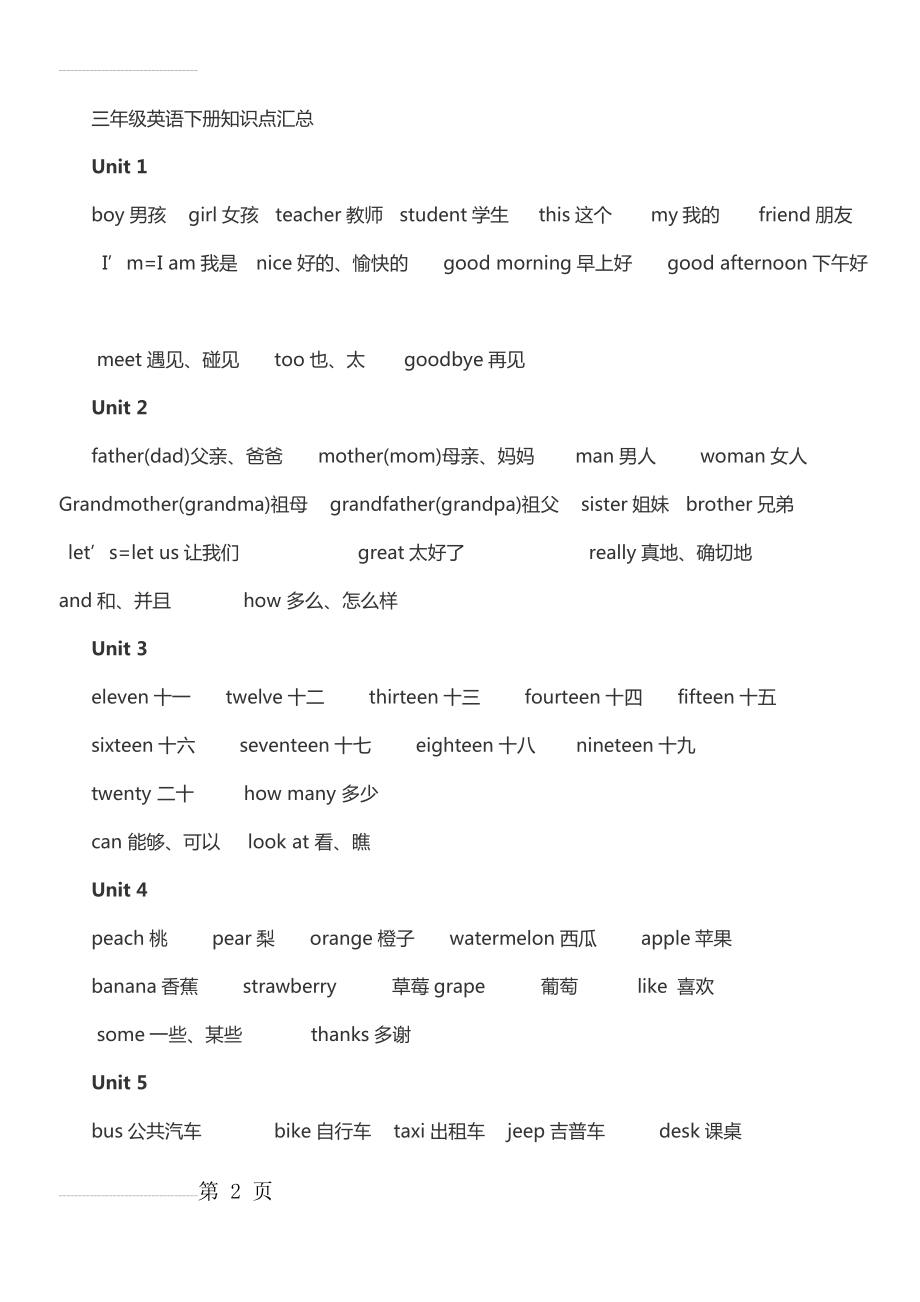 三年级英语下册知识点汇总87142(6页).doc_第2页