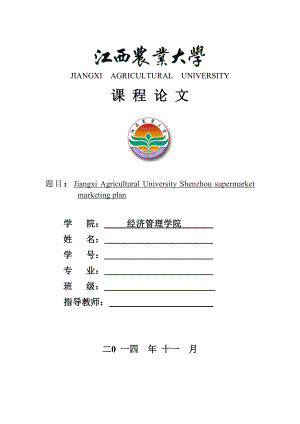 市场营销方案全英语版.docx