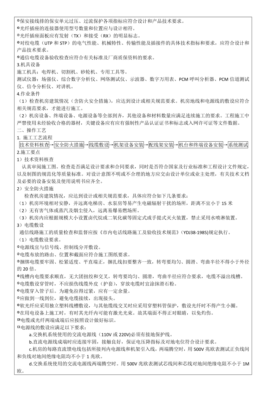 通信系统工程技术交底记录(1).docx_第2页