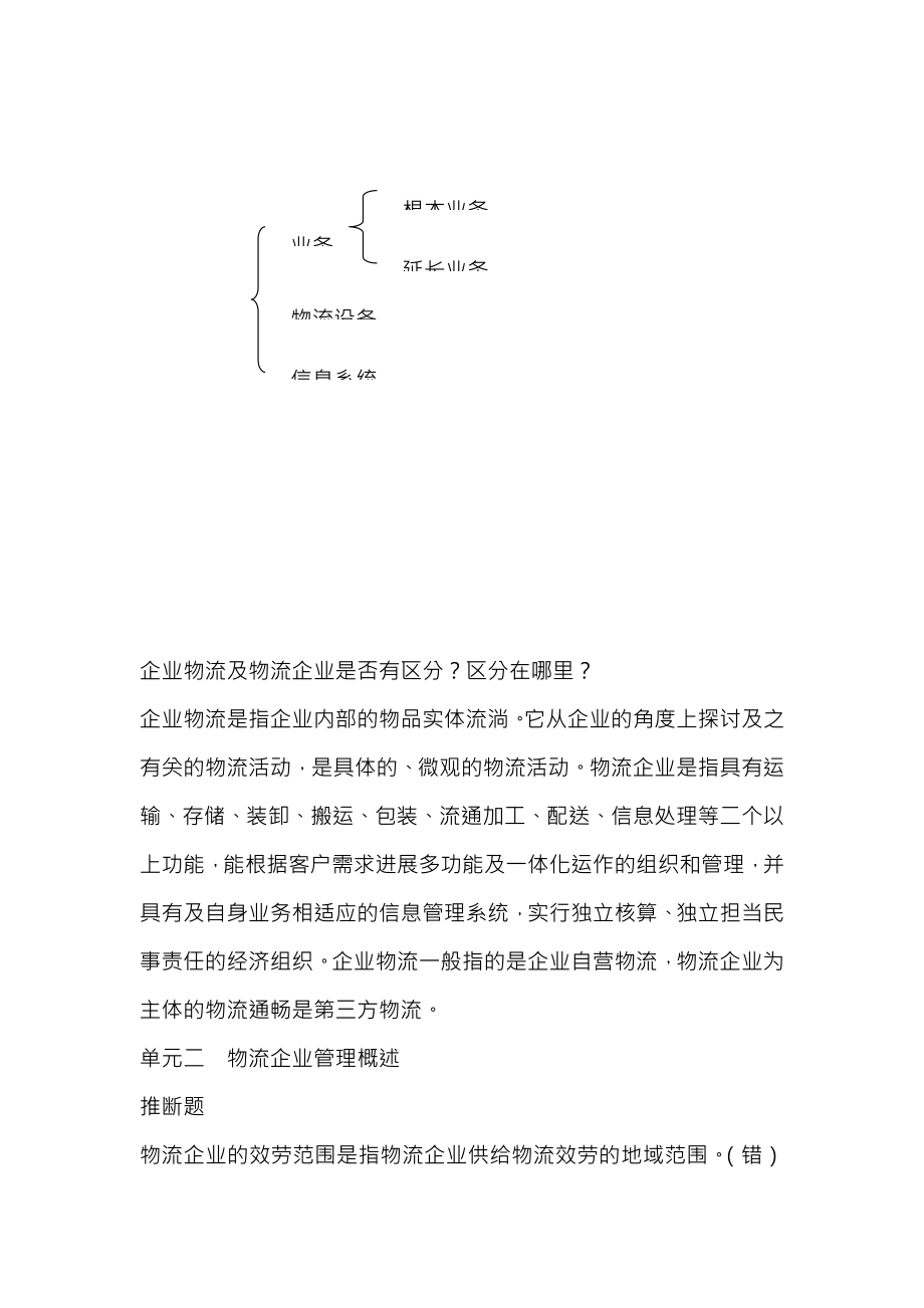 物流企业运行管理复习题含复习资料.docx_第2页