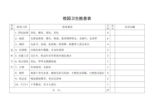 学校卫生检查表1.doc