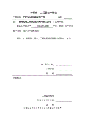 全套装饰装修工程检验批报验申请表.docx