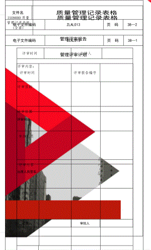 ISO9000质量管理记录表格(全套)(38页).doc