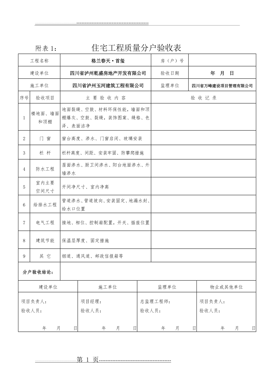 分户验收表格(填写示例)(13页).doc_第1页