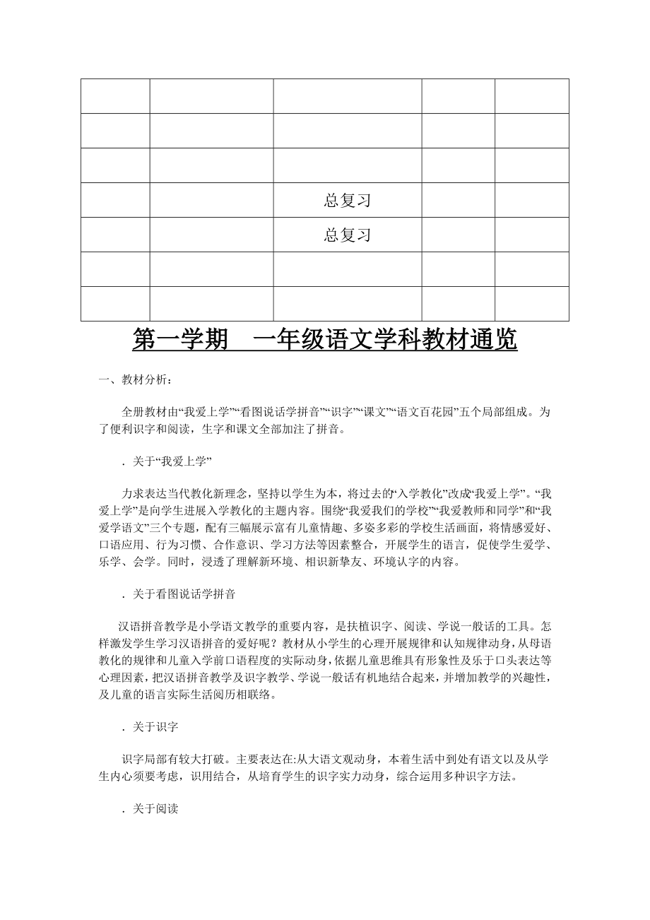 人教s版一年级上册语文教案.docx_第2页