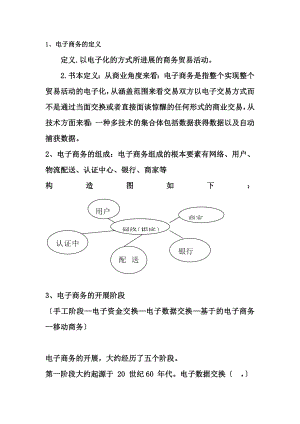 电子商务复习要点1.docx