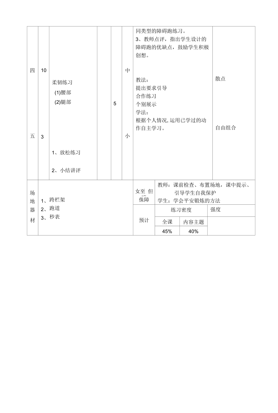 水平四（七年级）体育《障碍跑》教案.docx_第2页