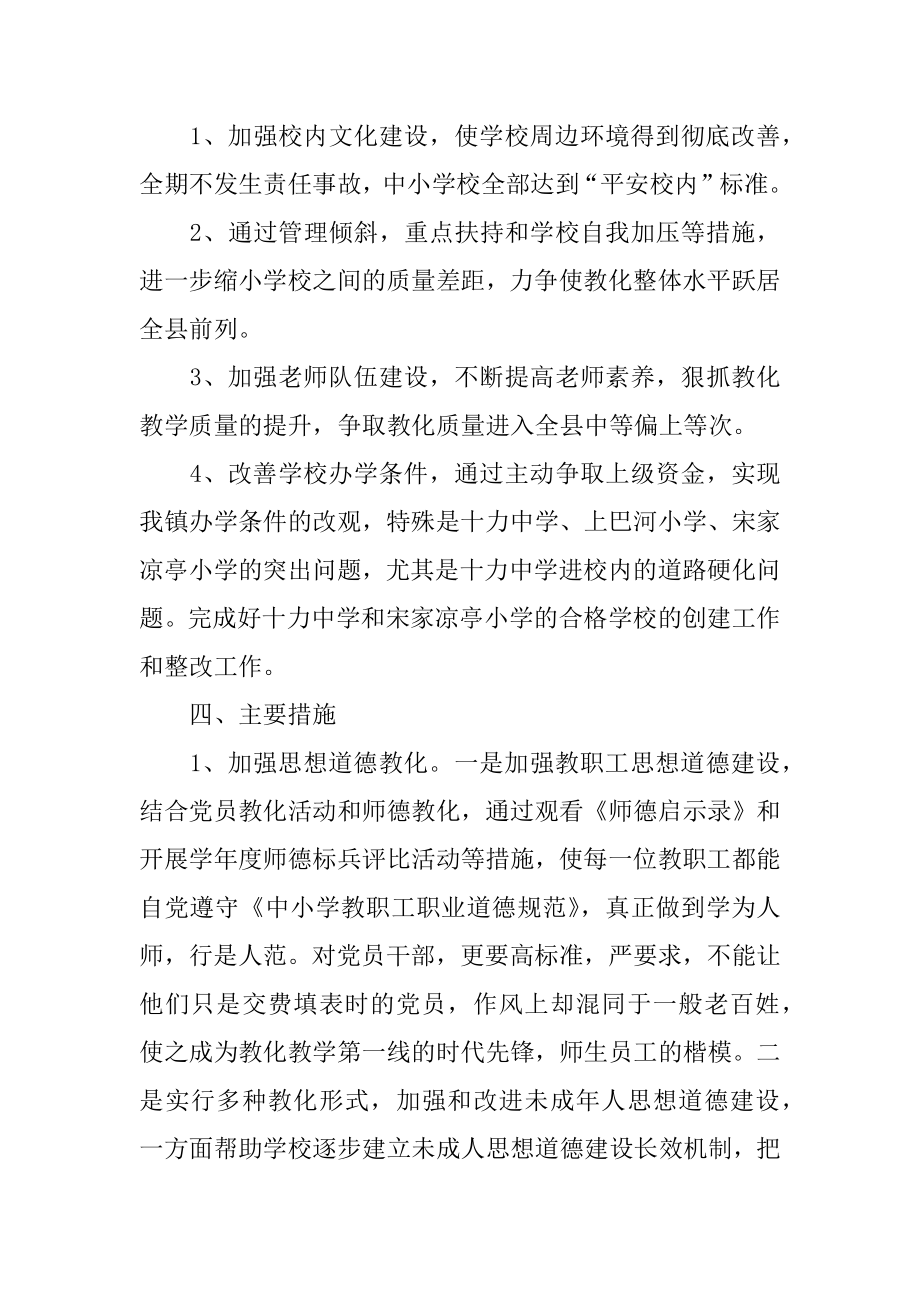 2022年学校工作计划：培训学校年度计划模板.docx_第2页