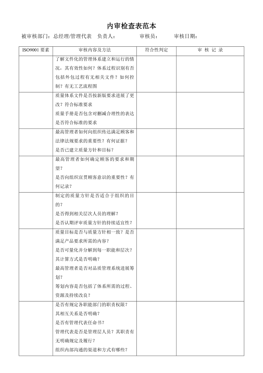 最新3检查表范本.doc_第1页