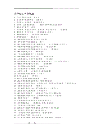 内外妇儿科知识点(6页).doc