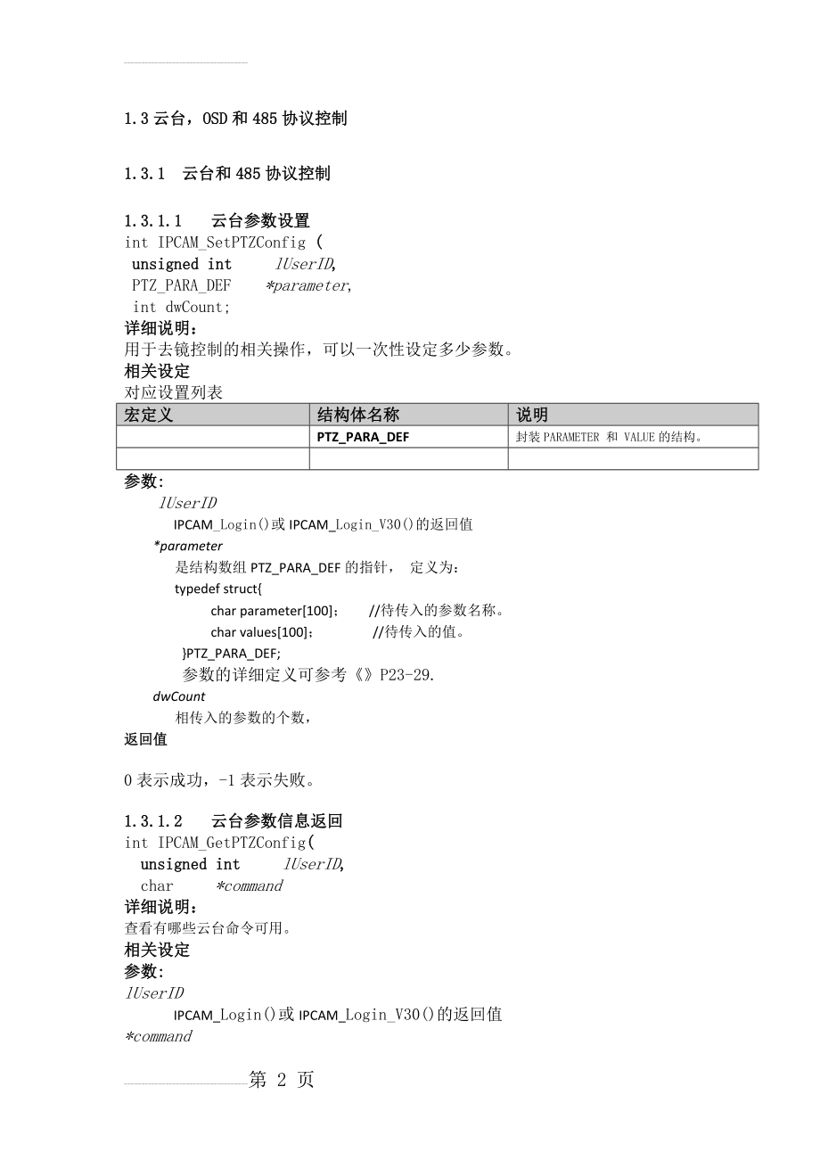 IPCAMERA 封装(485,云台,OSD,IO)(6页).doc_第2页