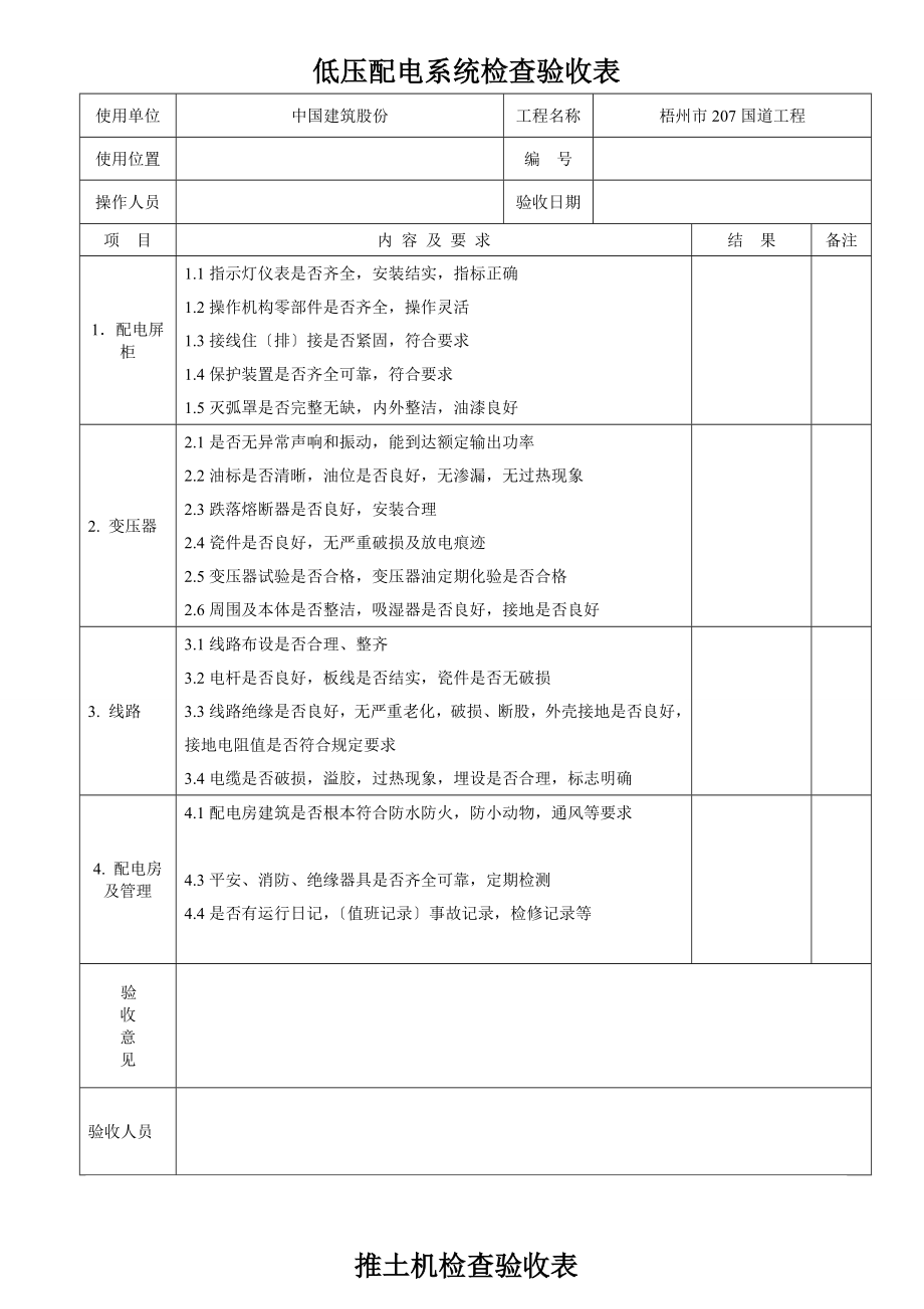 机械设备检查验收表.doc_第2页