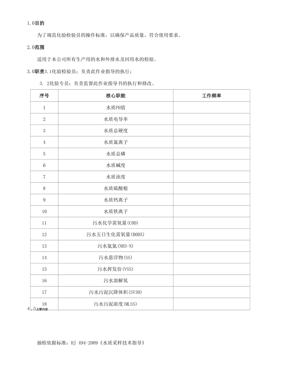 WI-QA 04 水质检验作业指导书C-01.docx_第1页