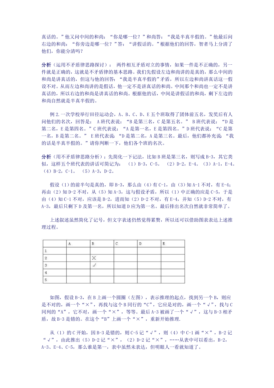 逻辑推理题常用的解法与解题思路.doc_第2页