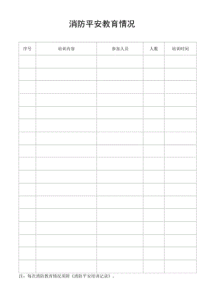 消防安全教育情况统计表.docx