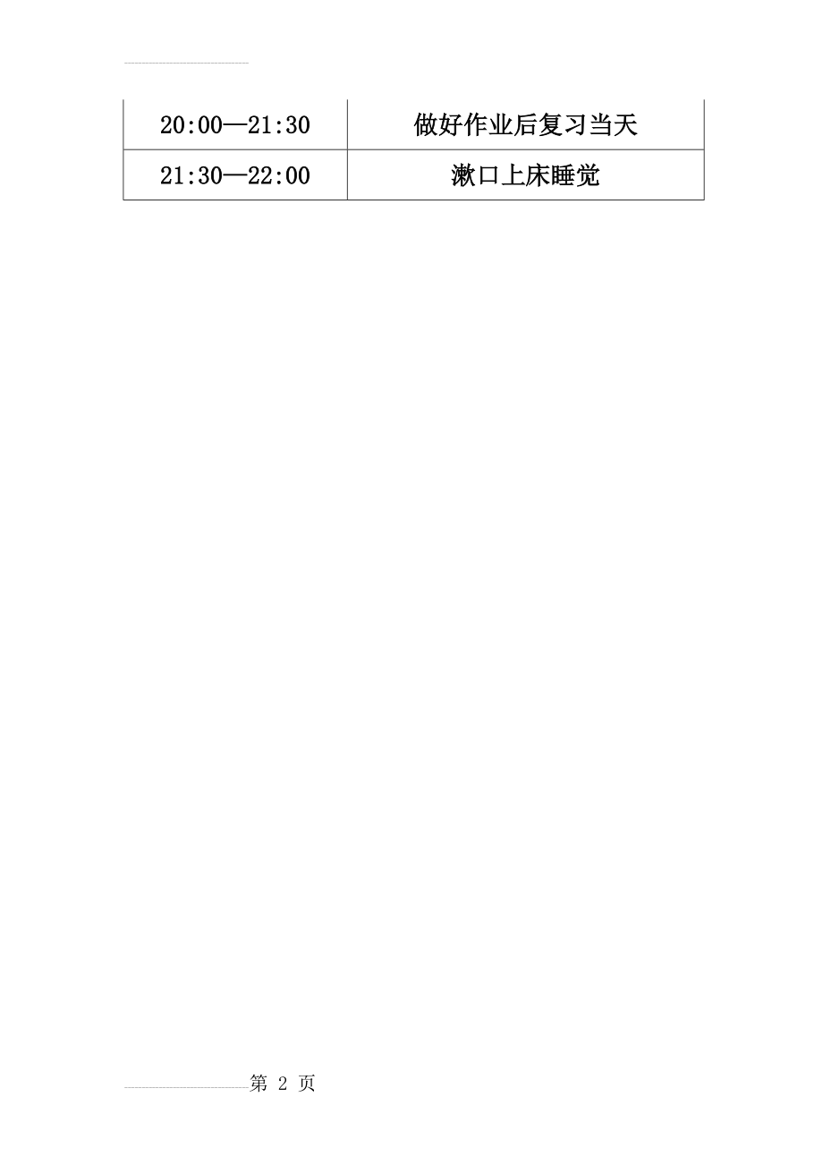 一天学习时间安排表(2页).doc_第2页