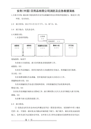 化学品泄漏演练方案(4页).doc