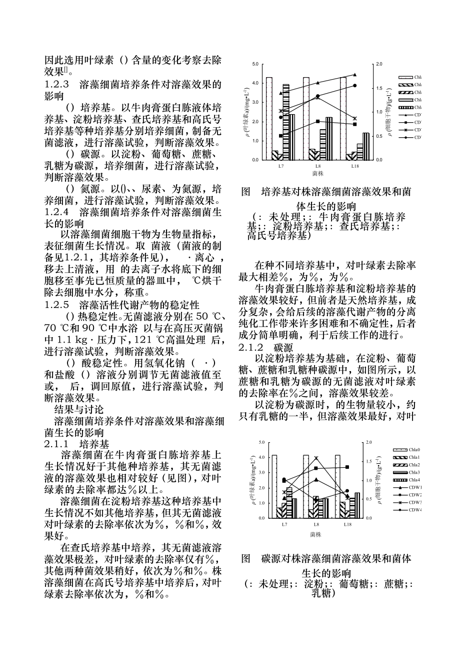 三株溶藻细菌溶藻活性代谢产物的初步研究.docx_第2页