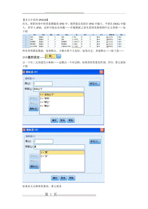 利用SPSS做数据分析(19页).doc