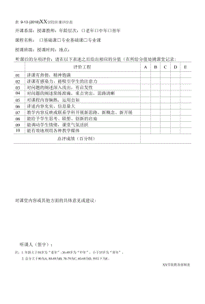 学院听课评价表.docx