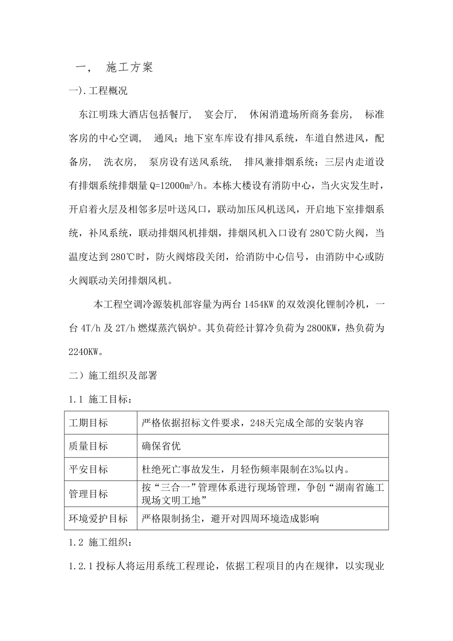 大酒店暖通施工组织设计.docx_第1页