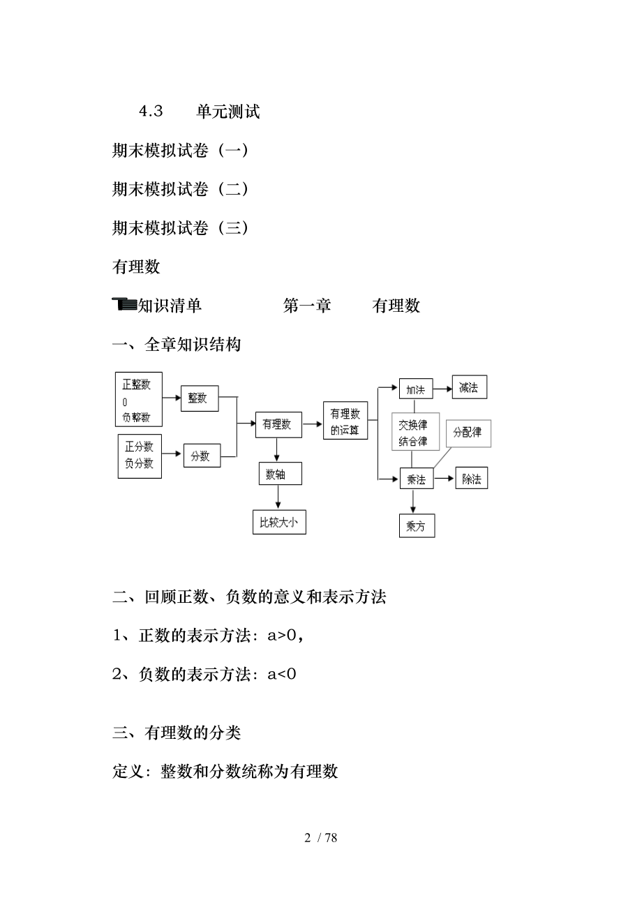 初中数学七年级上培优练习册全集人教版.doc_第2页