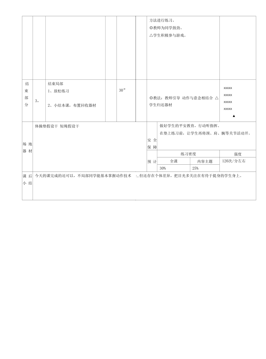 水平四（初一）体育《跳绳》教案.docx_第2页