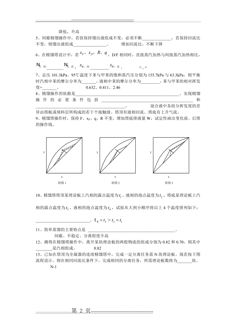 化工原理第五章习题及答案(17页).doc_第2页