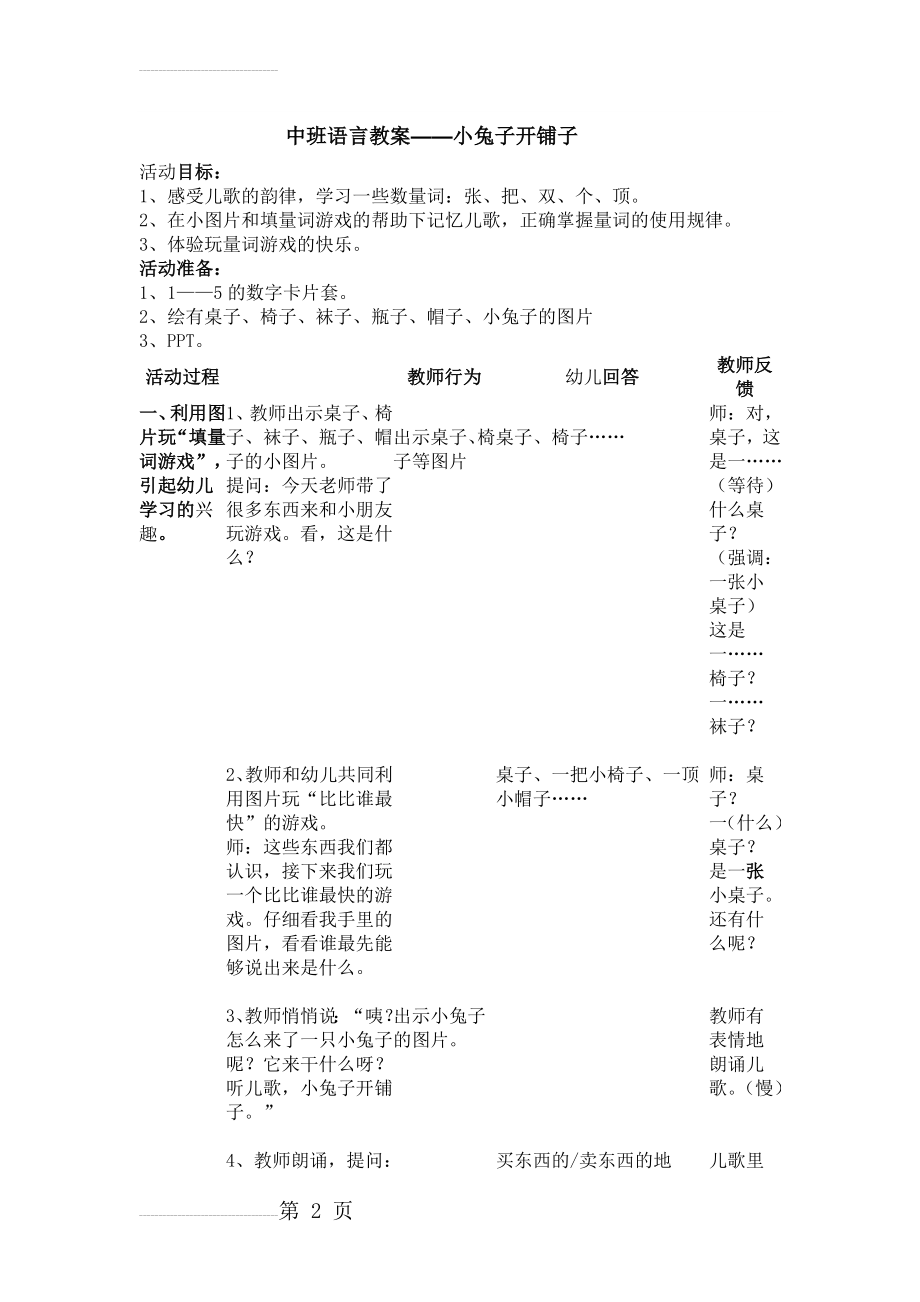 中班语言小兔子开铺子教案(5页).doc_第2页