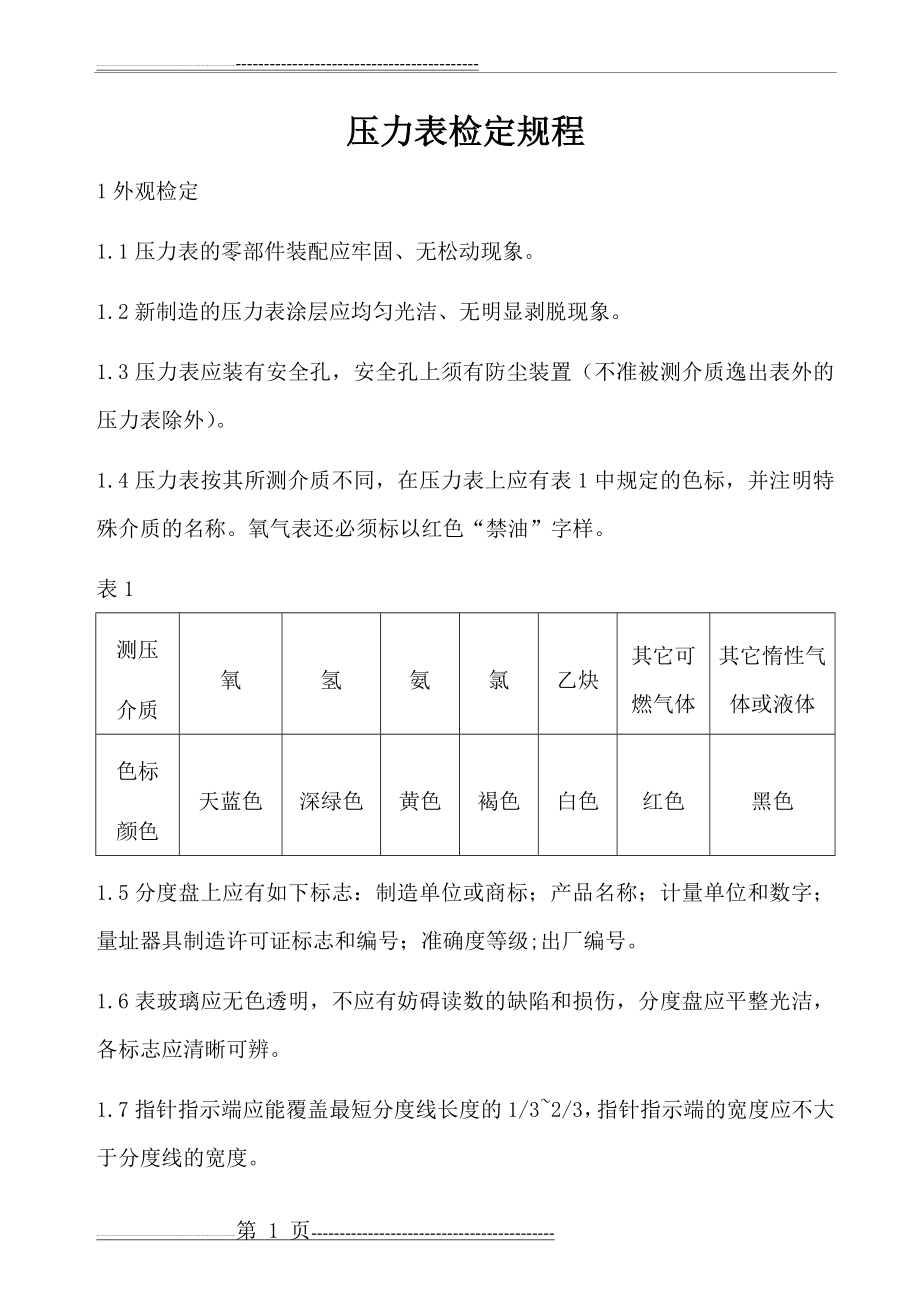 压力表检定规程76565(4页).doc_第1页