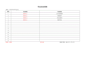 作业活动清单风险评价记录表格课件.docx