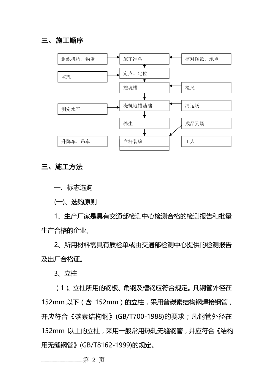 交通标志施工方案(12页).doc_第2页