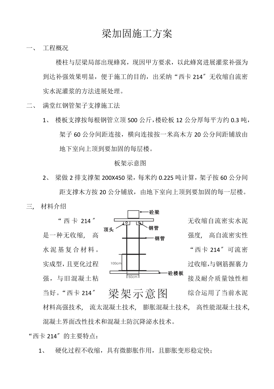 梁加固施工方案.docx_第1页