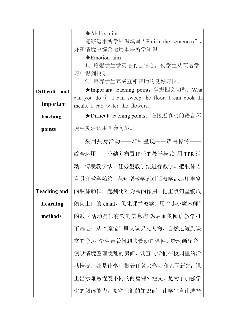 小学英语PEP第五册Unit4教学设计.docx_第2页