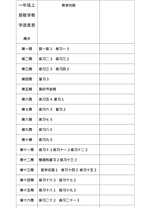 新人教版一年级数学上册教学设计全册1.docx