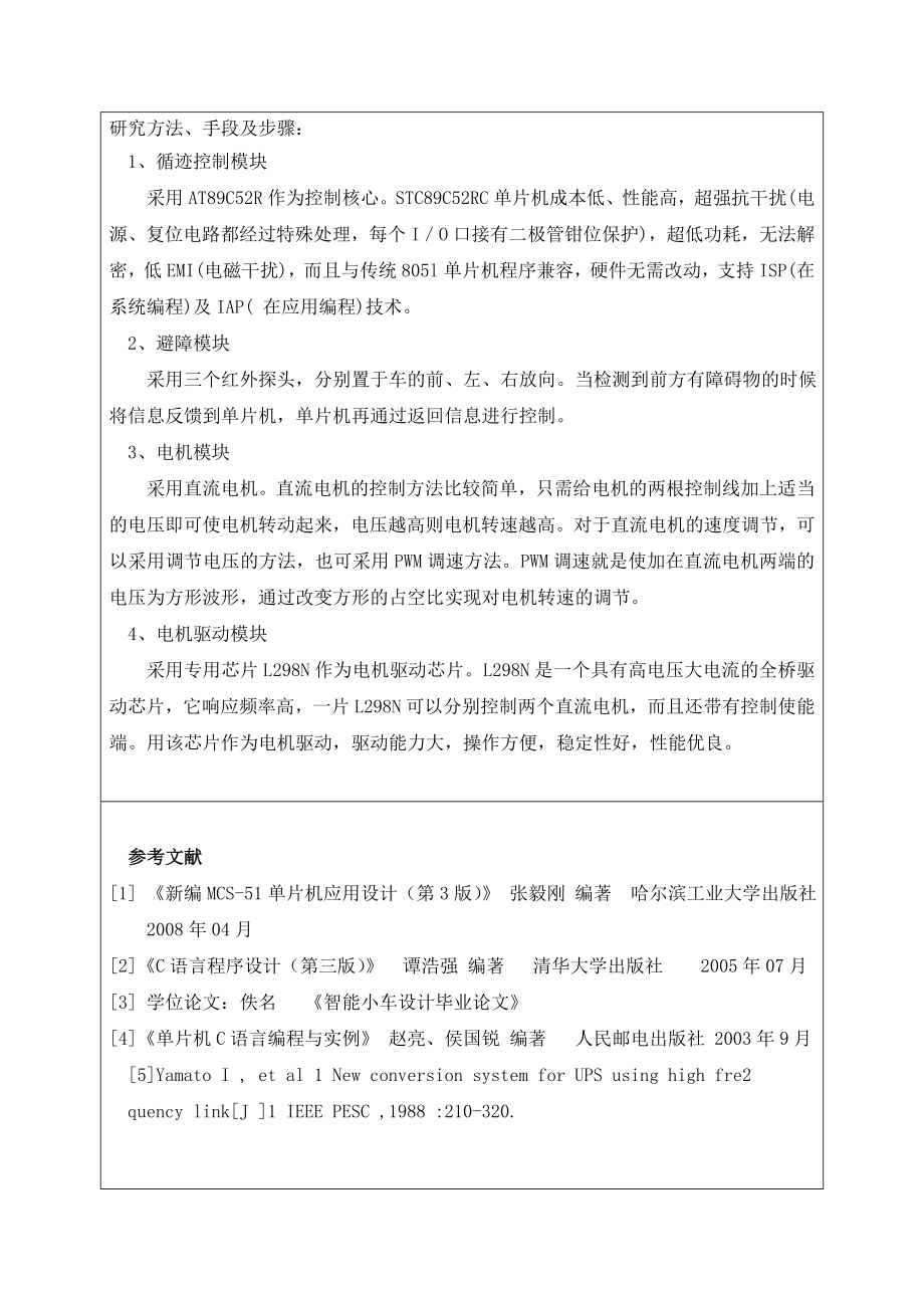 智能循迹避障小车的设计与制作.docx_第2页