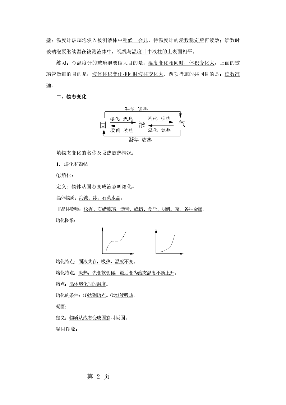 中考总复习初中物理知识点总结(67页).doc_第2页